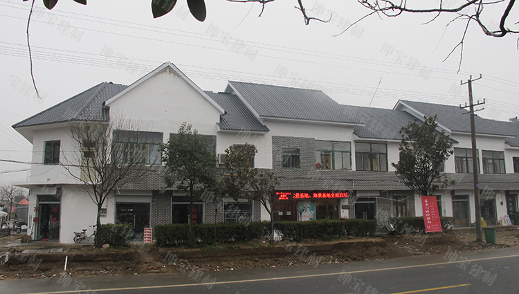 連云港東??h溫泉鎮秸稈瓦案例