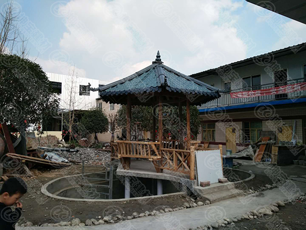 仿古樹脂瓦建筑,從古代到現代有著濃厚的文化特色