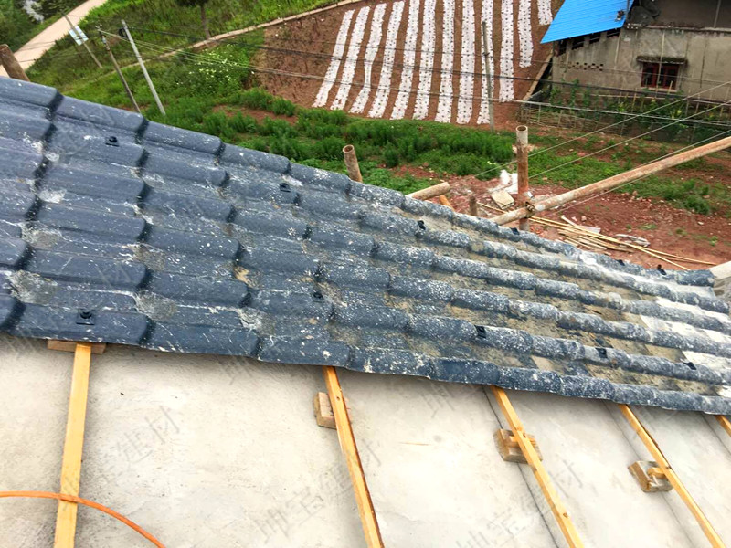 坤寶秸稈瓦質量,屋面瓦改變尋常百姓家