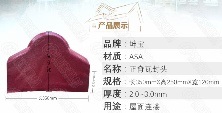 樹脂瓦配件_正脊瓦封頭_批發(fā)市場(chǎng) 樹脂瓦配件_正脊瓦封頭_批發(fā)市場(chǎng)