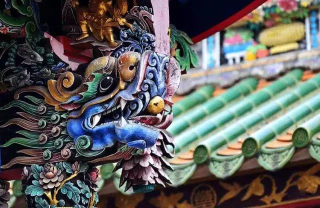 潮州嵌瓷,屋頂生花